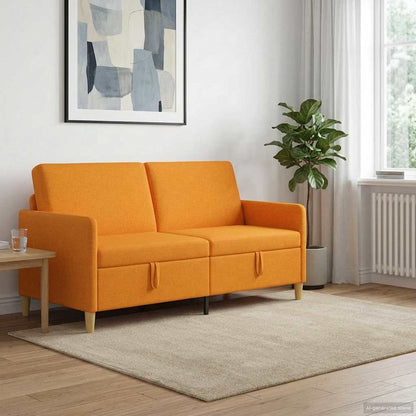 Divano con Storage Giallo Scuro 172 x 78 x 87 cm Poliestere | homemem39
