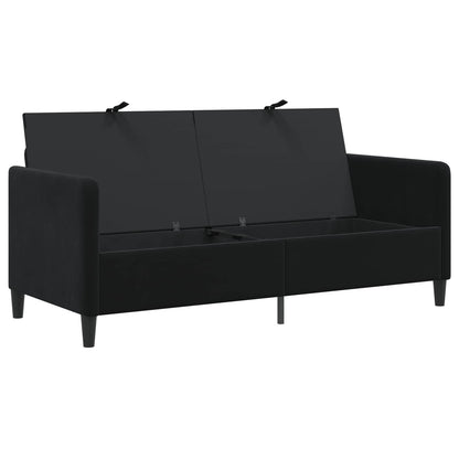 Divano con Storage Nero 172 x 78 x 87 cm Poliestere | homemem39