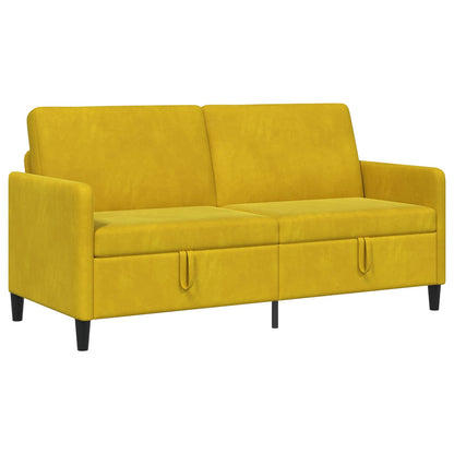 Divano con Storage Giallo 172 x 78 x 87 cm Poliestere | homemem39