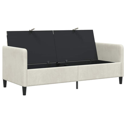Divano con Storage Crema 172 x 78 x 87 cm Poliestere | homemem39