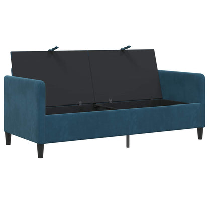 Divano con Storage Blu 172 x 78 x 87 cm Poliestere | homemem39
