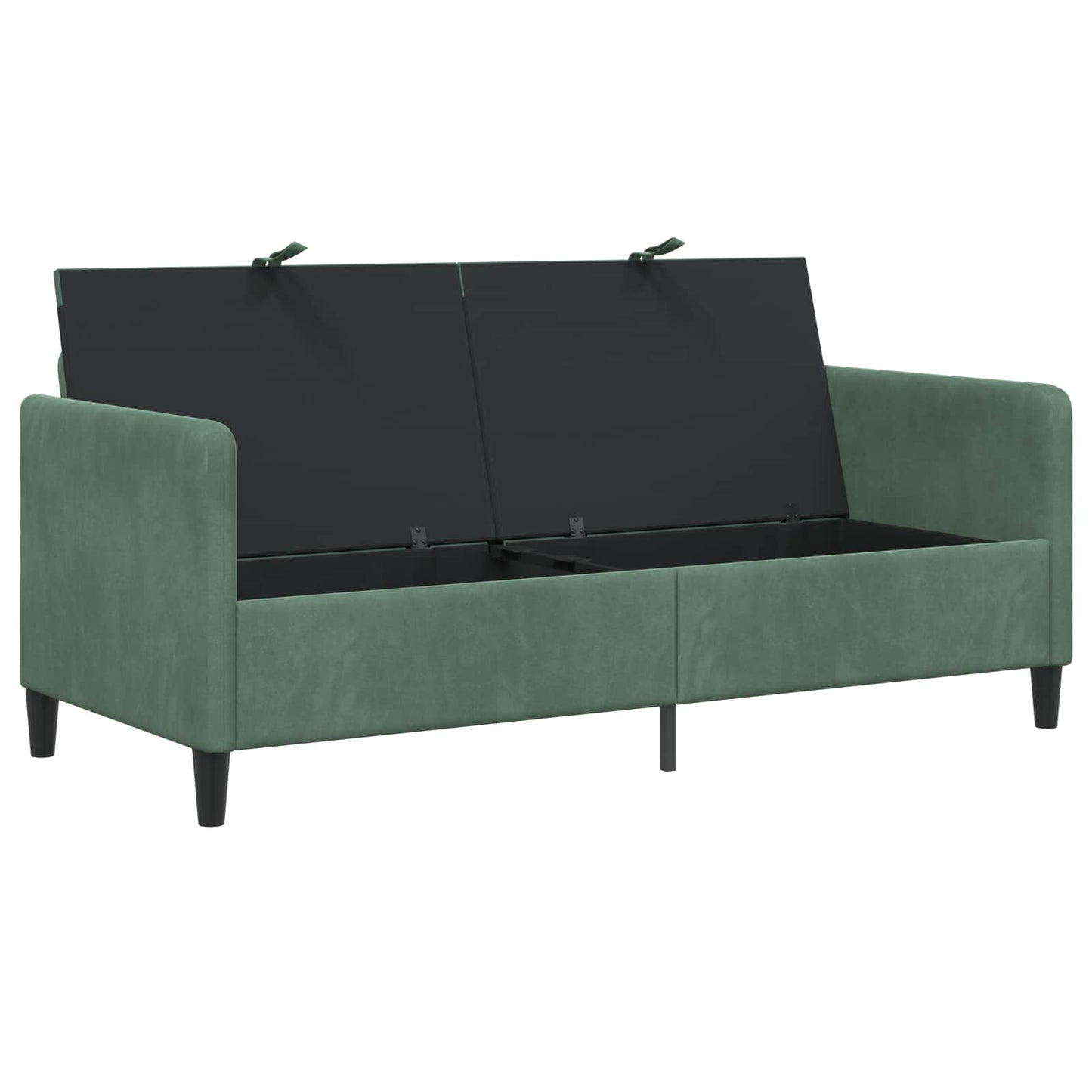Divano con Storage Verde Mare 172 x 78 x 87 cm Poliestere | homemem39