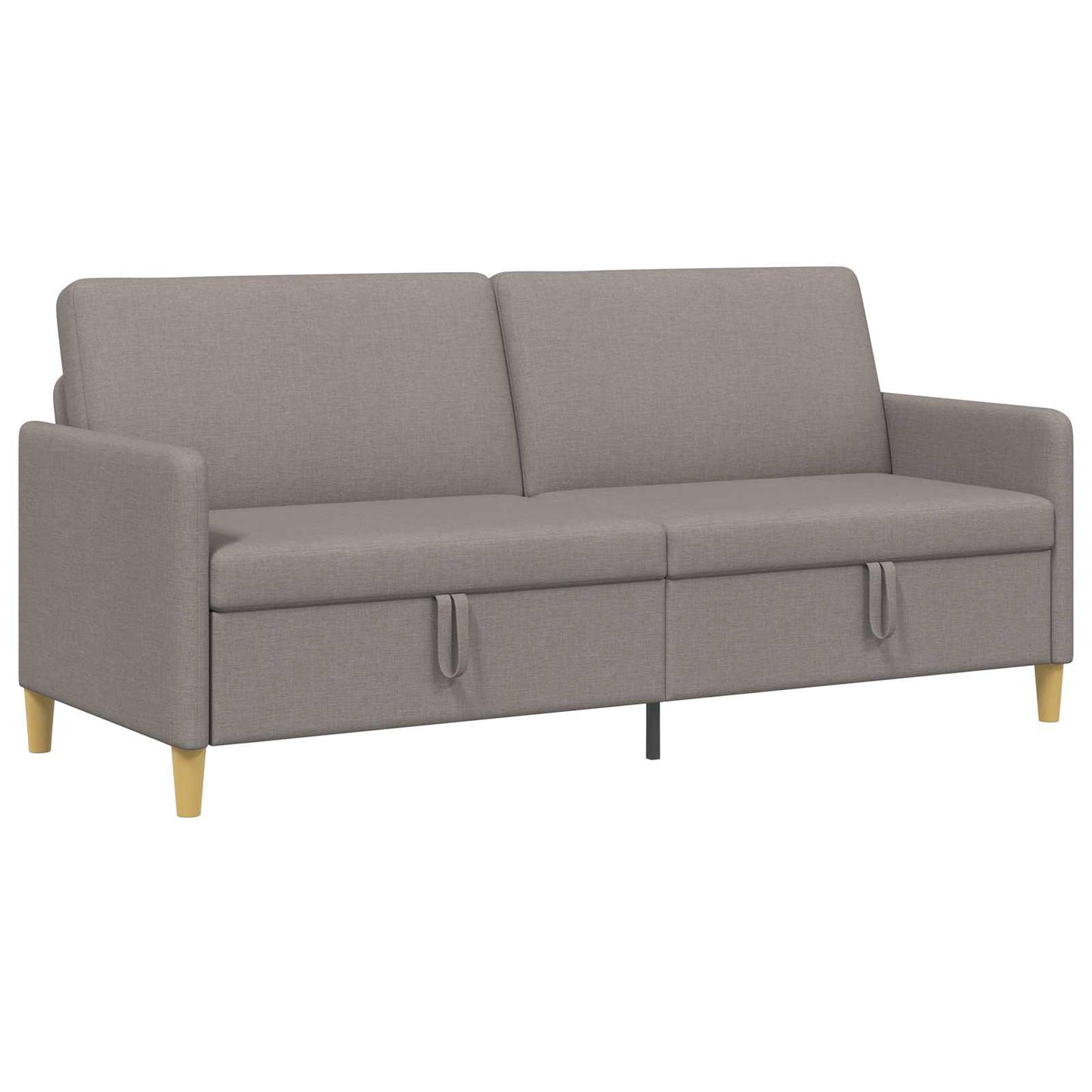Divano con Storage Tortora 192 x 78 x 87 cm Poliestere | homemem39