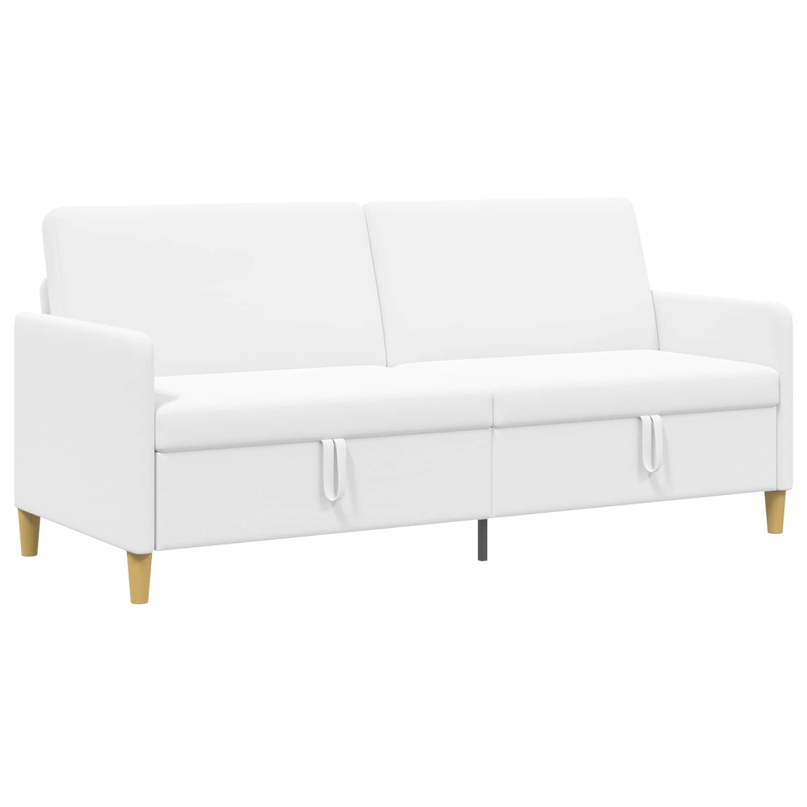 Divano con Storage Bianco 192 x 78 x 87 cm Poliestere | homemem39