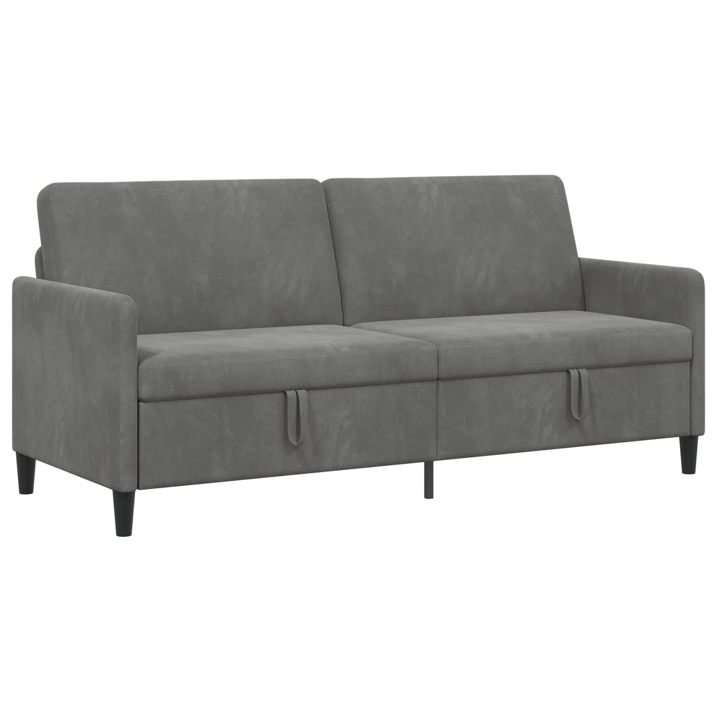 Divano con Storage Grigio Scuro 192 x 78 x 87 cm Poliestere | homemem39