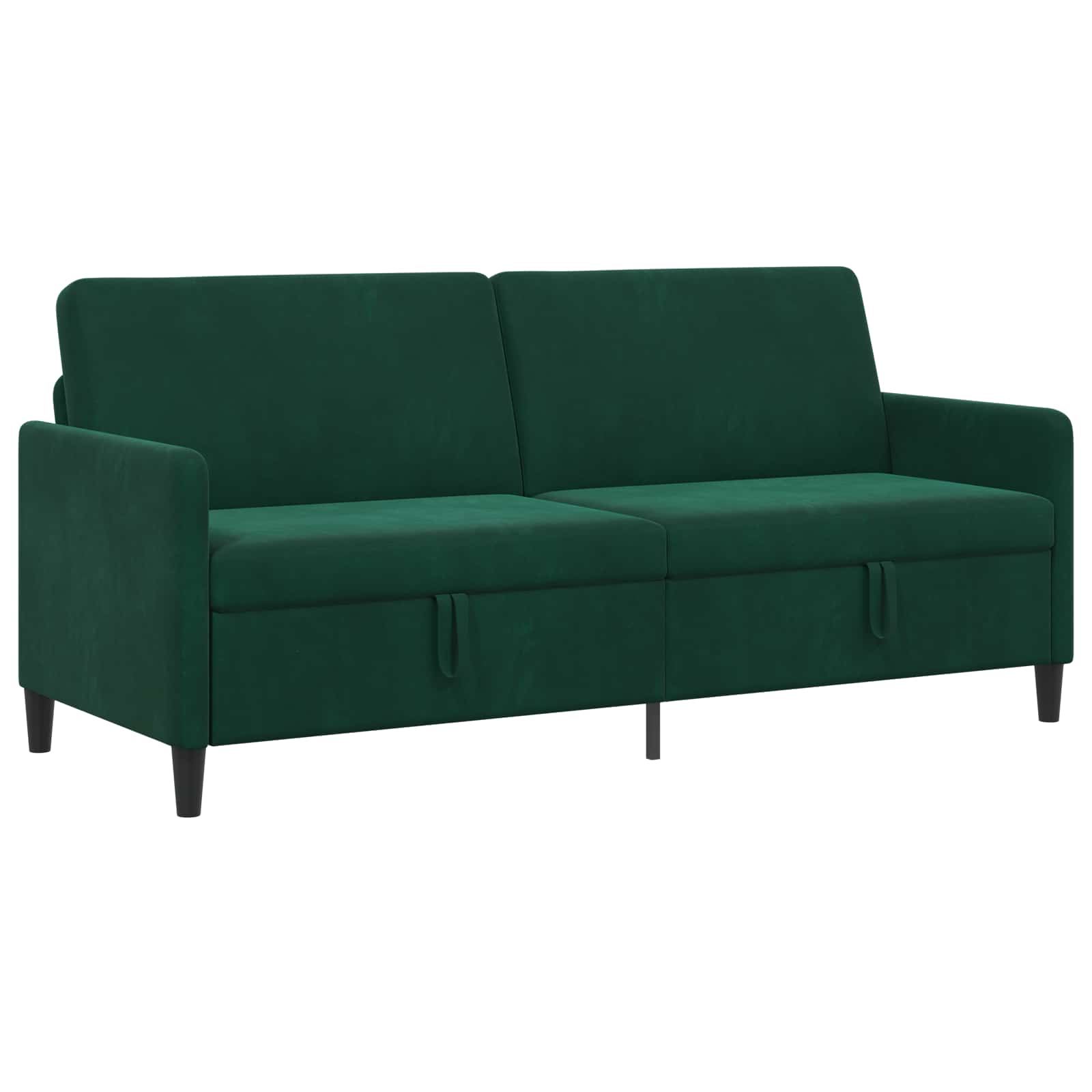 Divano con Storage Verde Scuro 192 x 78 x 87 cm Poliestere | homemem39