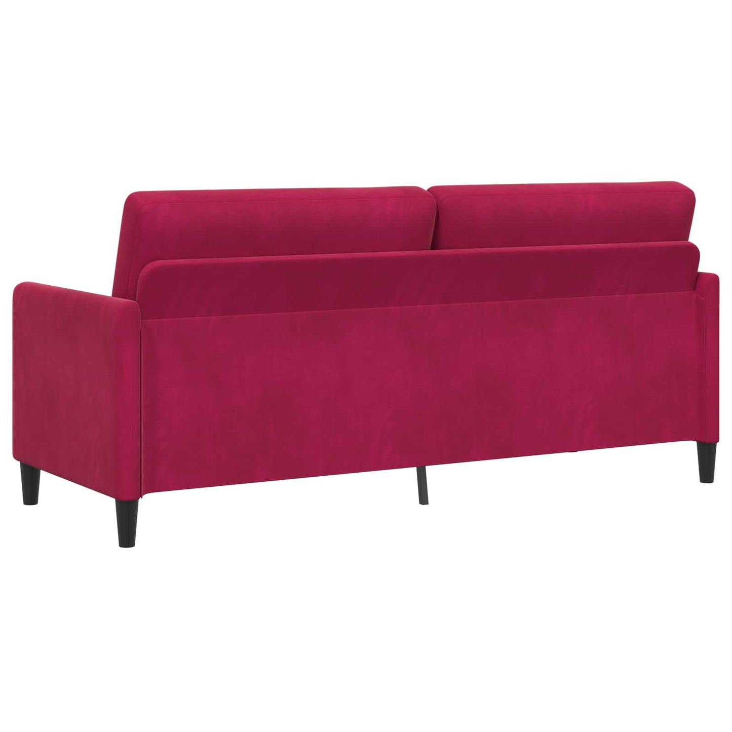 Divano con Storage Rosso Vino 192 x 78 x 87 cm Poliestere | homemem39