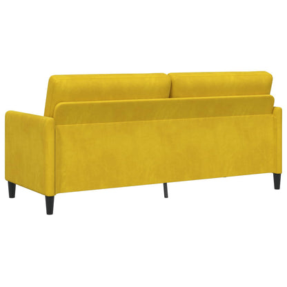 Divano con Storage Giallo 192 x 78 x 87 cm Poliestere | homemem39