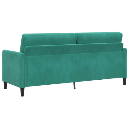 Divano con Storage Turchese 192 x 78 x 87 cm Poliestere | homemem39