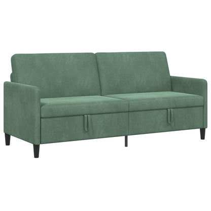 Divano con Storage Verde Mare 192 x 78 x 87 cm Poliestere | homemem39