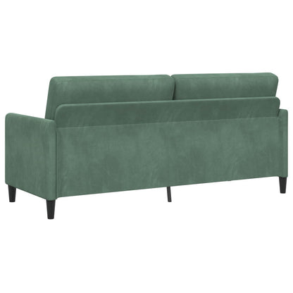 Divano con Storage Verde Mare 192 x 78 x 87 cm Poliestere | homemem39