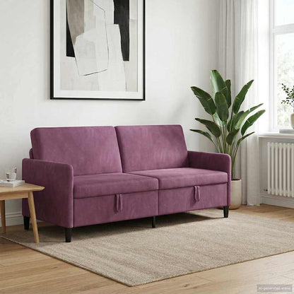 Divano con Storage Viola 192 x 78 x 87 cm Poliestere | homemem39