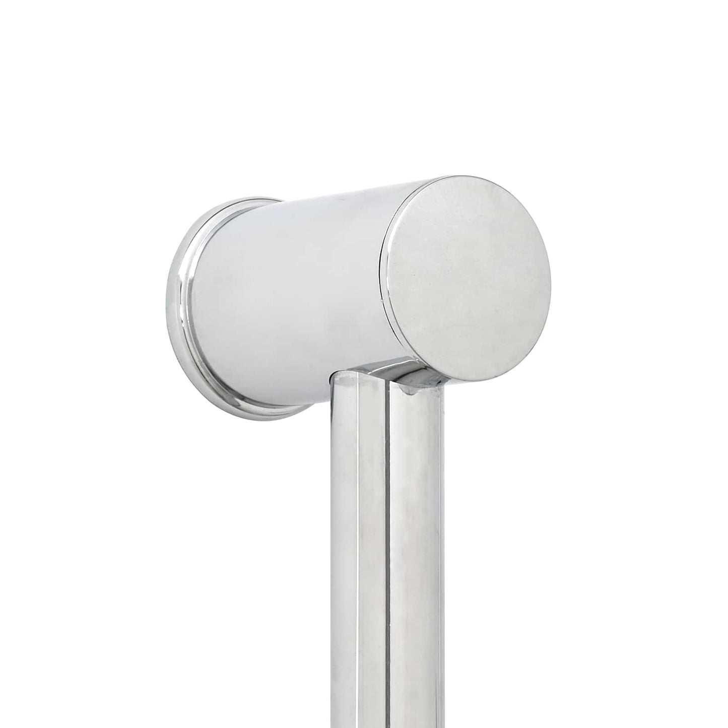 Supporto per Testa di Doccia Cromato 71 cm Acciaio Inox