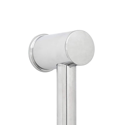 Supporto per Testa di Doccia Cromato 71 cm Acciaio Inox