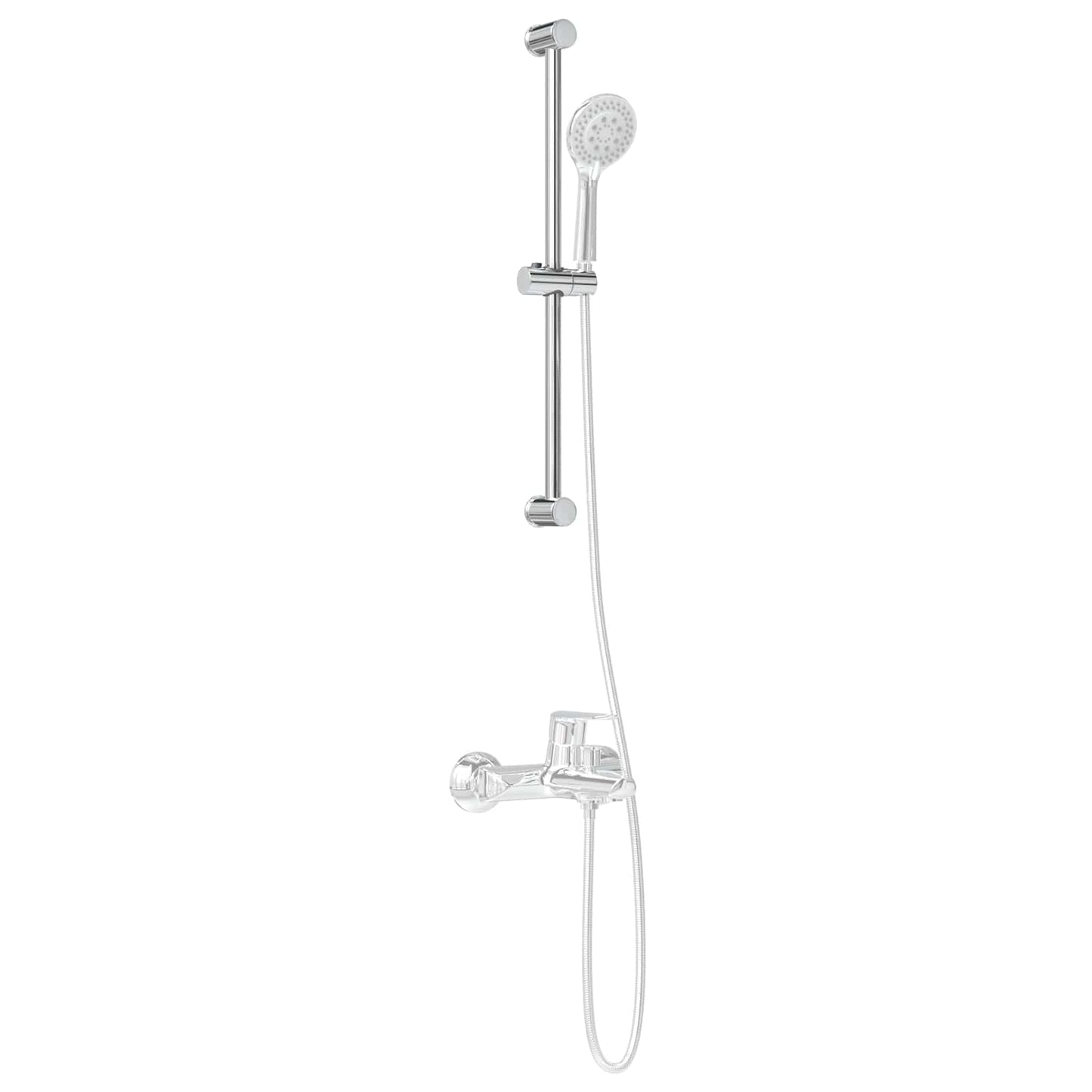 Supporto per Testa di Doccia Cromato 71 cm Acciaio Inox