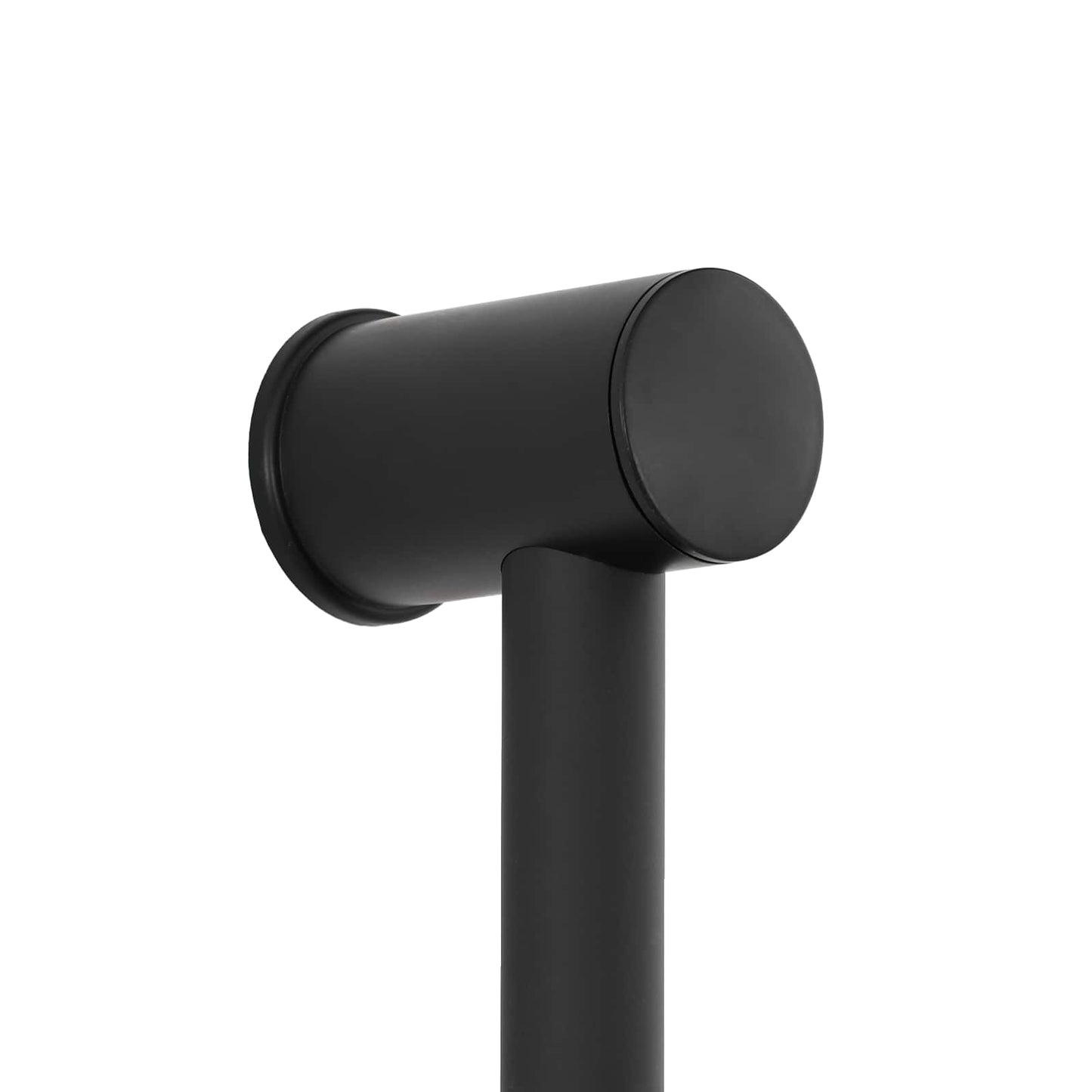 Supporto per Testa di Doccia Nero 71 cm Acciaio Inox | homemem39