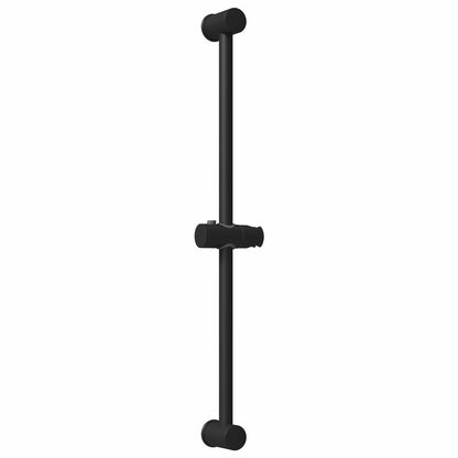 Supporto per Testa di Doccia Nero 71 cm Acciaio Inox