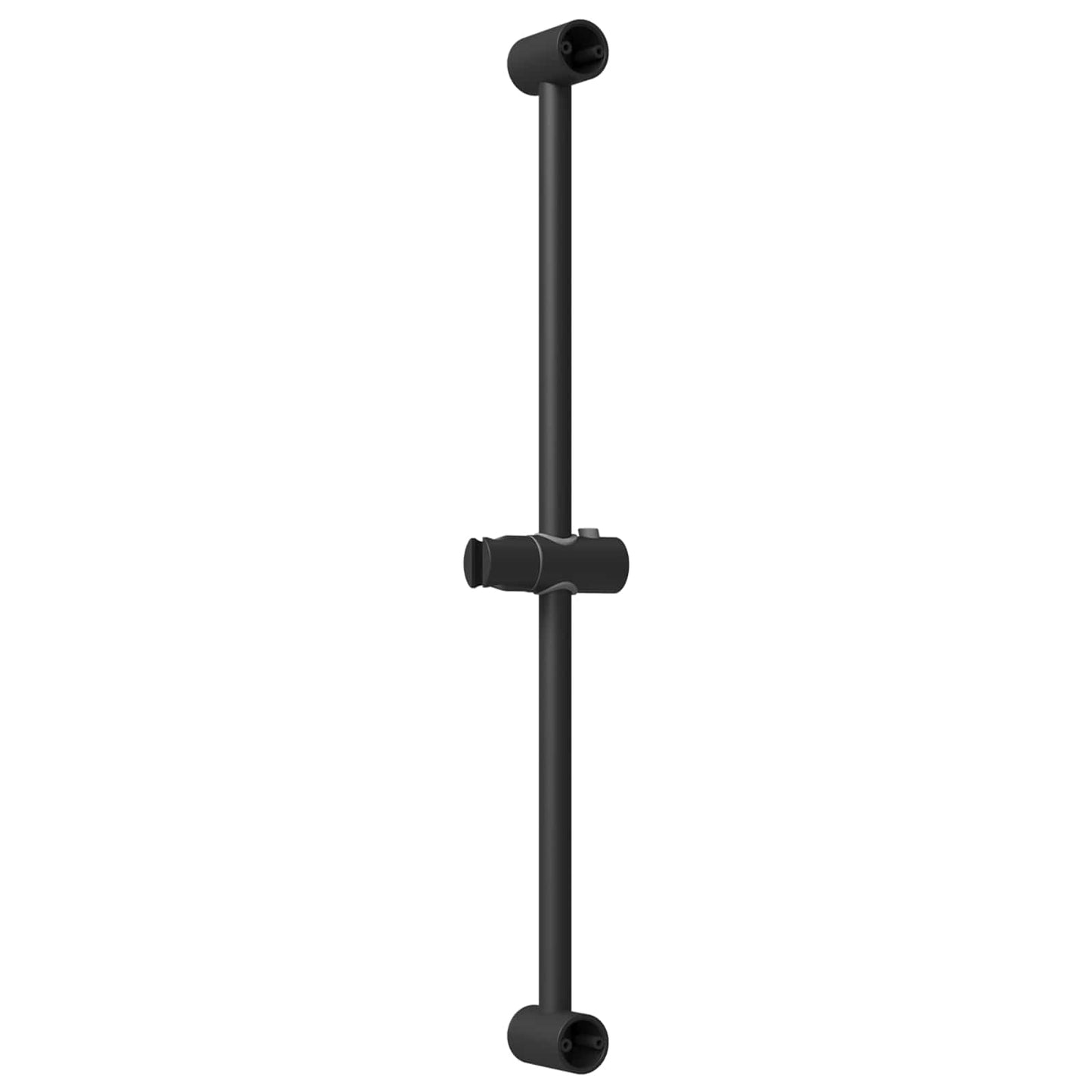 Supporto per Testa di Doccia Nero 71 cm Acciaio Inox | homemem39