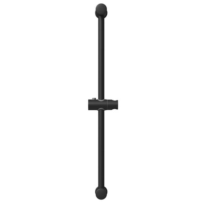 Supporto per Testa di Doccia Nero 71 cm Acciaio Inox | homemem39