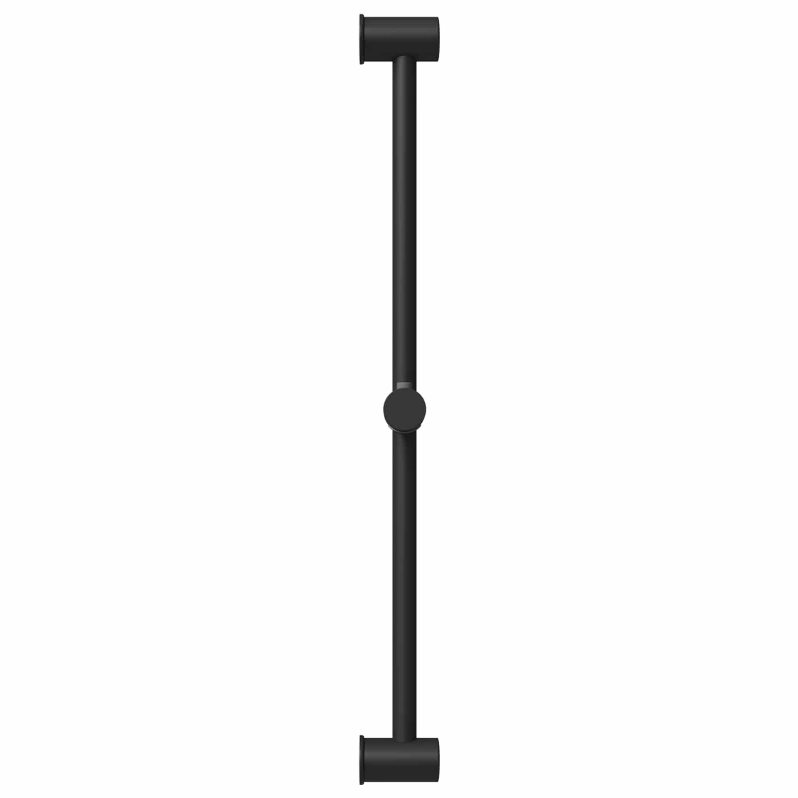 Supporto per Testa di Doccia Nero 71 cm Acciaio Inox | homemem39