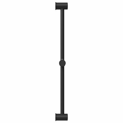 Supporto per Testa di Doccia Nero 71 cm Acciaio Inox | homemem39