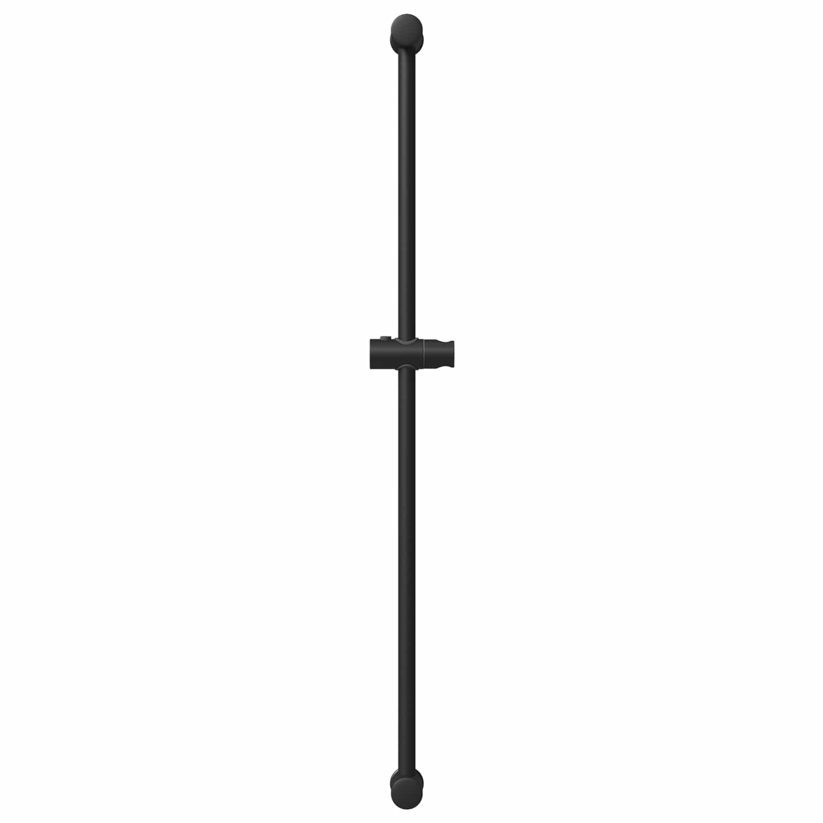 Supporto per Testa di Doccia Nero 101 cm Acciaio Inox | homemem39