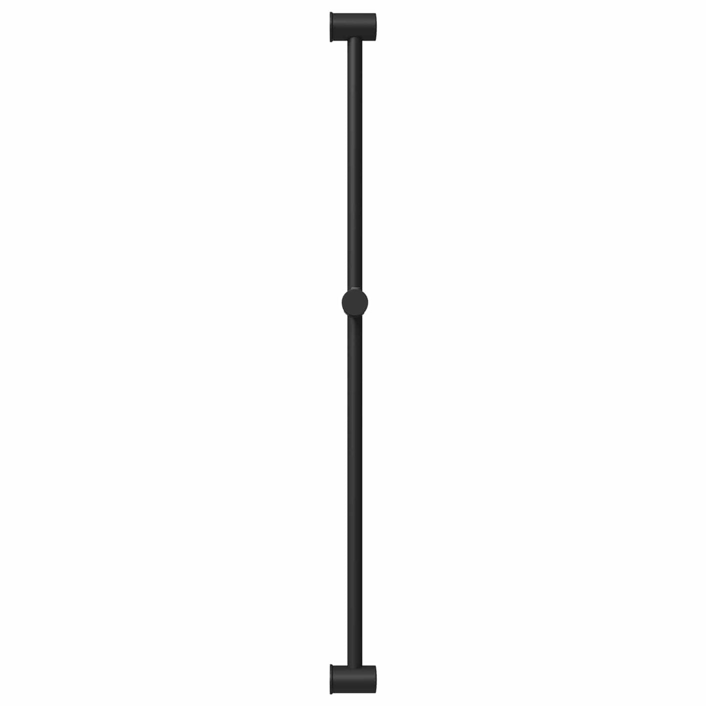 Supporto per Testa di Doccia Nero 101 cm Acciaio Inox | homemem39