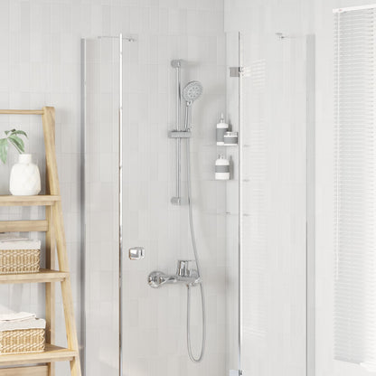 Set di Sistema Doccia Cromato 70 cm Acciaio Inox