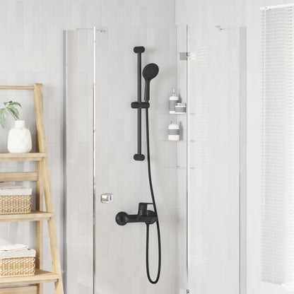 Set di Sistema Doccia Nero 71 cm Acciaio Inox | homemem39
