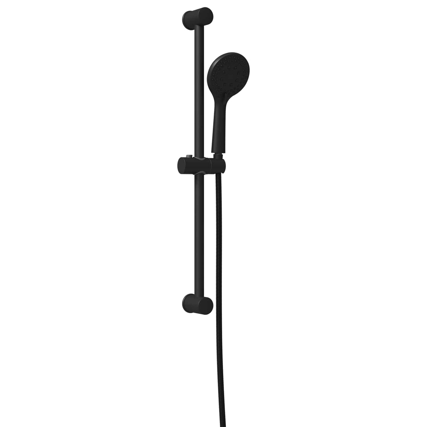 Set di Sistema Doccia Nero 70 cm Acciaio Inox