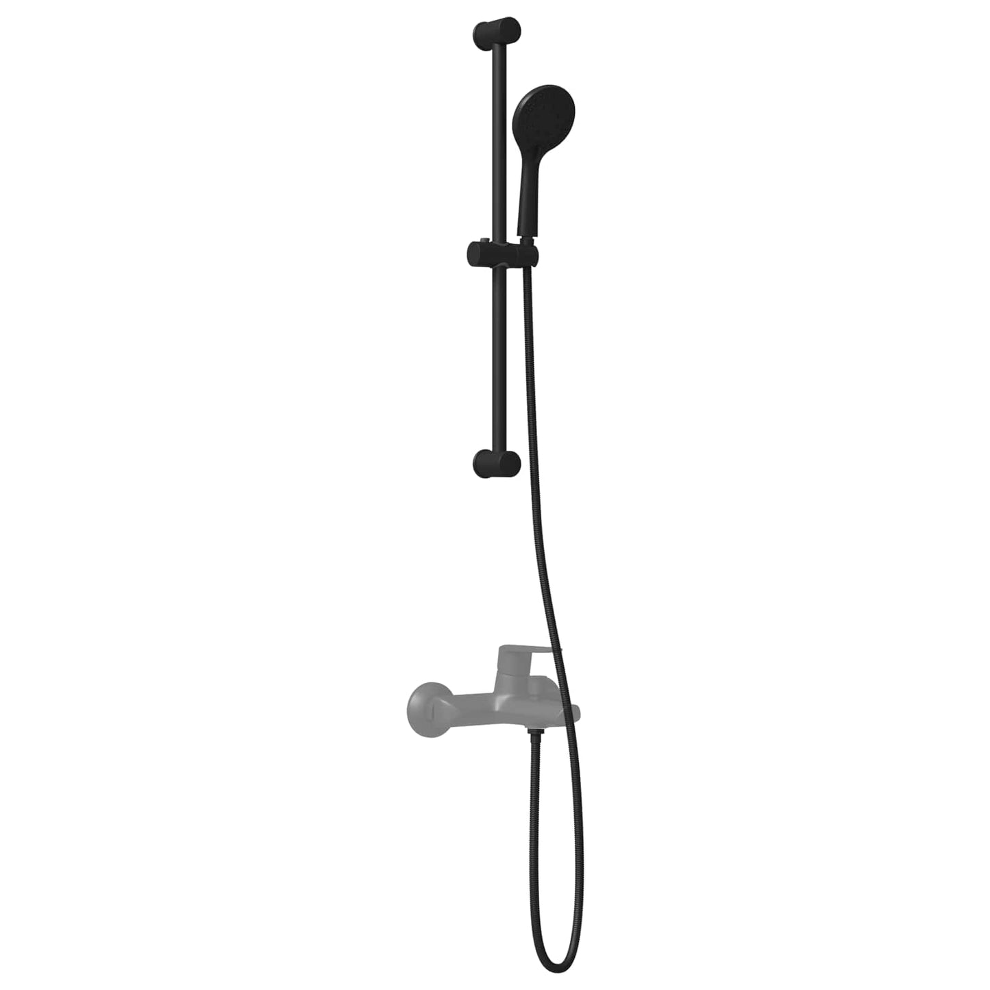 Set di Sistema Doccia Nero 71 cm Acciaio Inox | homemem39