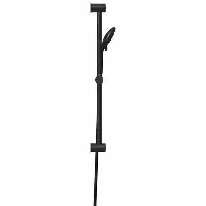 Set di Sistema Doccia Nero 71 cm Acciaio Inox | homemem39