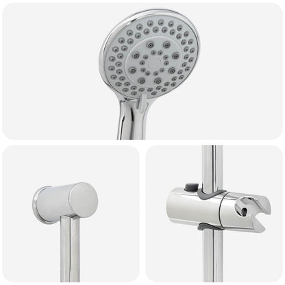 Set di Sistema Doccia Cromato 101 cm Acciaio Inox | homemem39