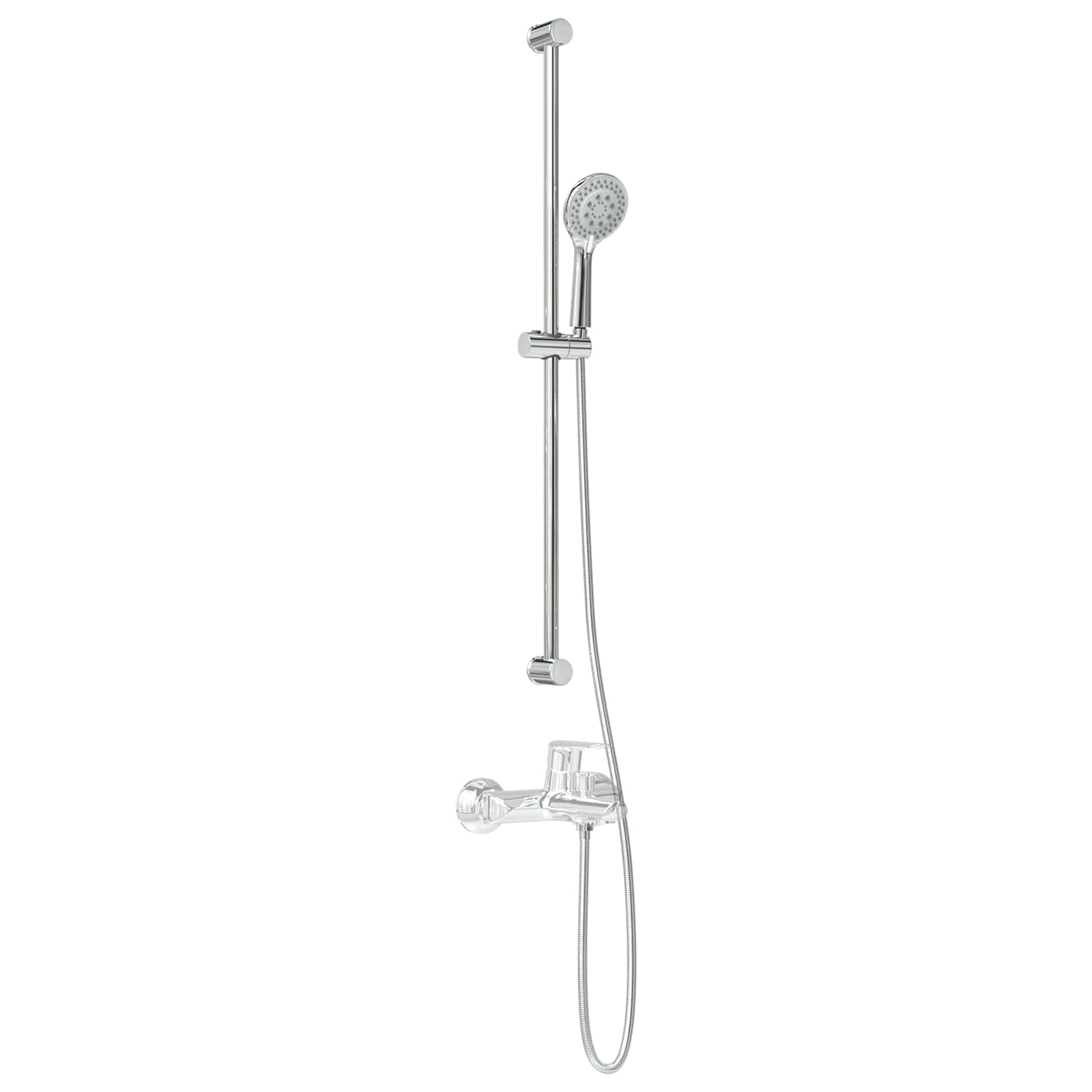 Set di Sistema Doccia Cromato 101 cm Acciaio Inox | homemem39