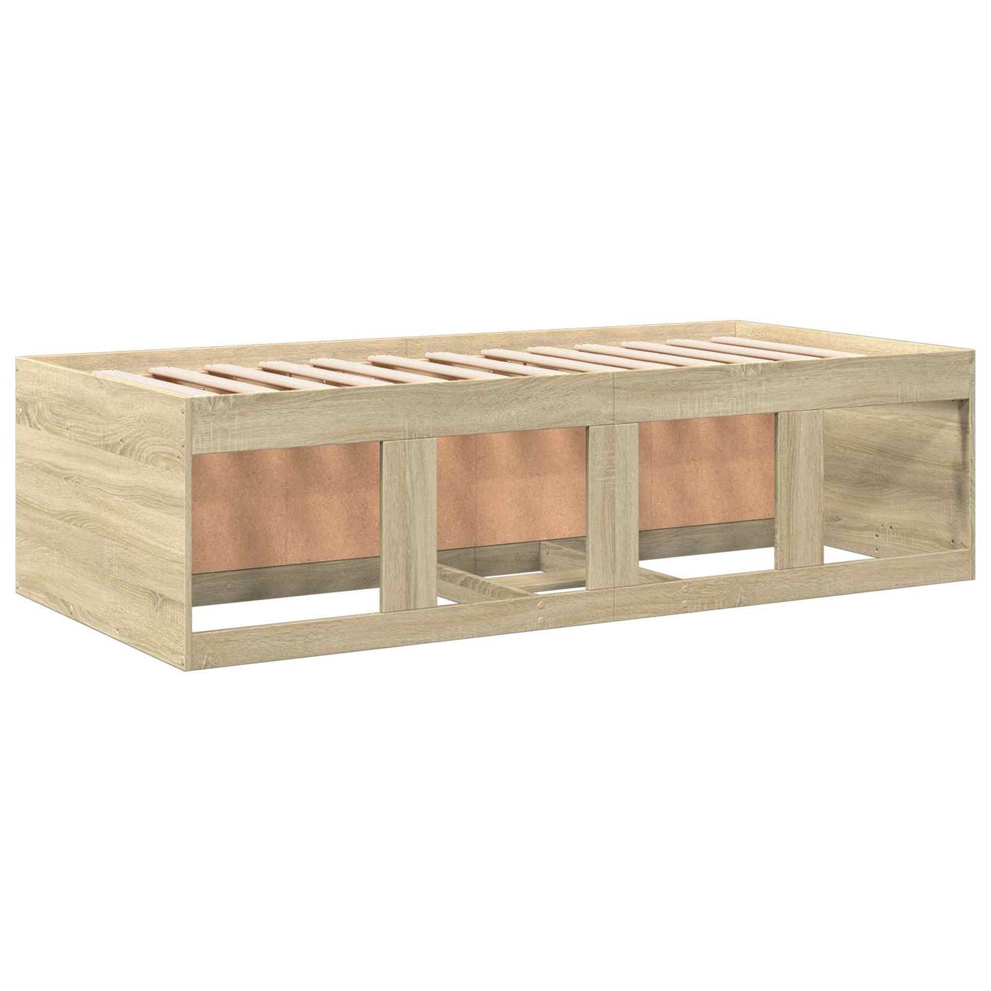 Telaio del letto con storage Rovere Sonoma 80 x 200 cm | homemem39