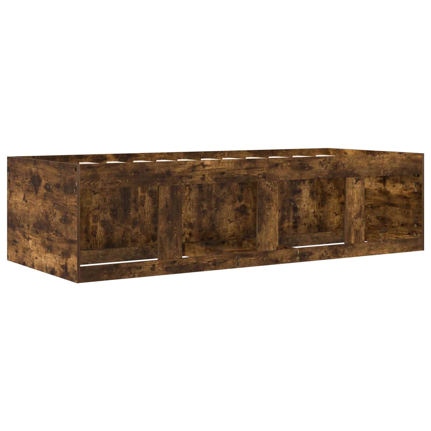 Telaio del letto con storage con porta Rovere Fumo 80 x 200 cm | homemem39