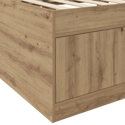 Telaio del letto con storage Rovere Artigianale 80 x 200 cm | homemem39