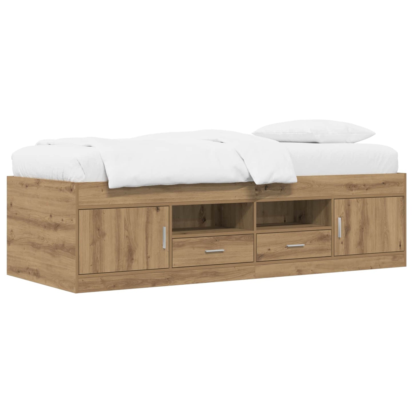 Telaio del letto con storage Rovere Artigianale 80 x 200 cm | homemem39