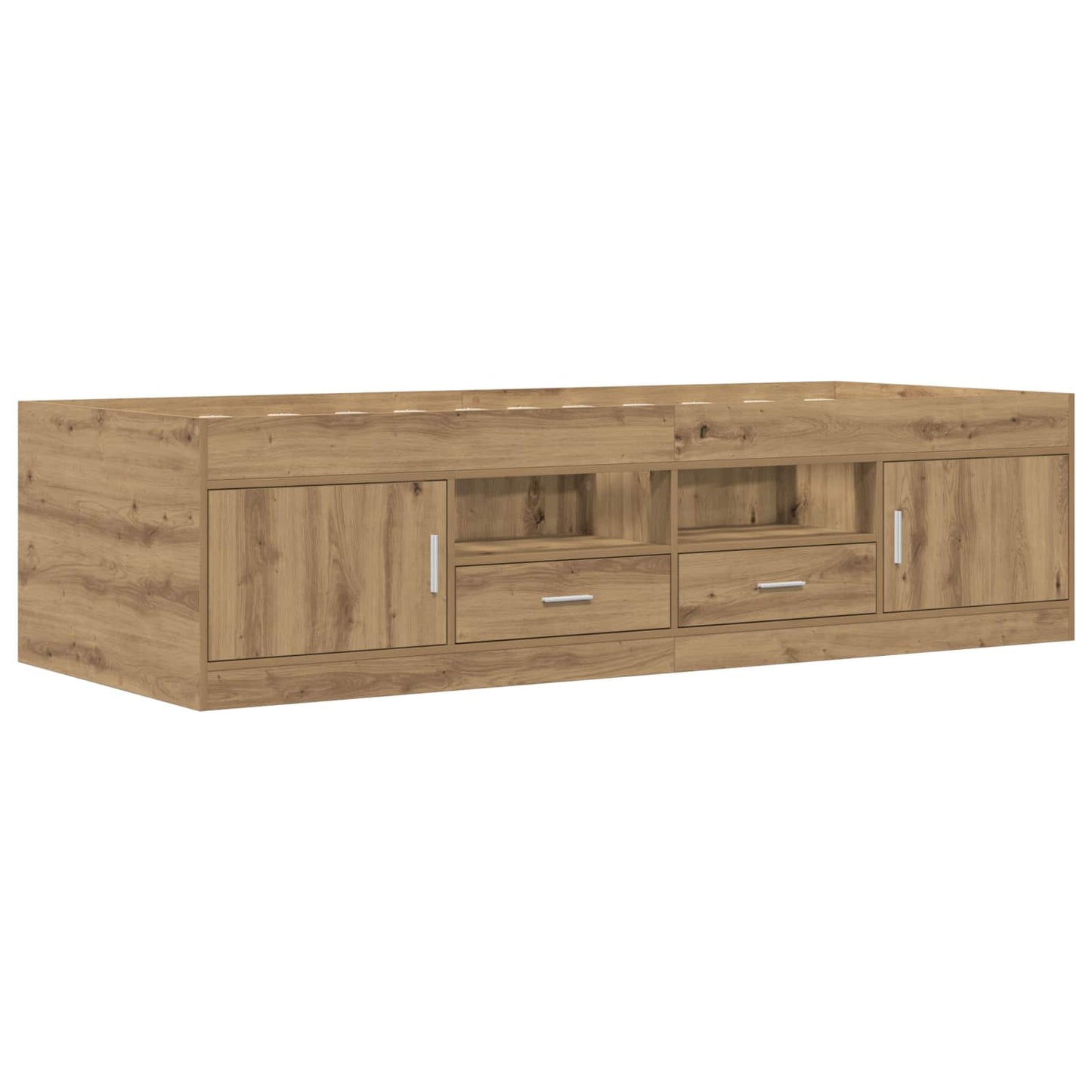 Telaio del letto con storage Rovere Artigianale 80 x 200 cm | homemem39