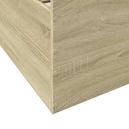 Telaio del letto con storage Rovere Sonoma 80 x 200 cm | homemem39