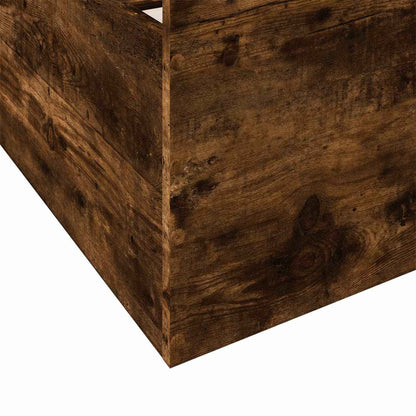 Telaio del letto con storage Rovere Fumo 80 x 200 cm | homemem39