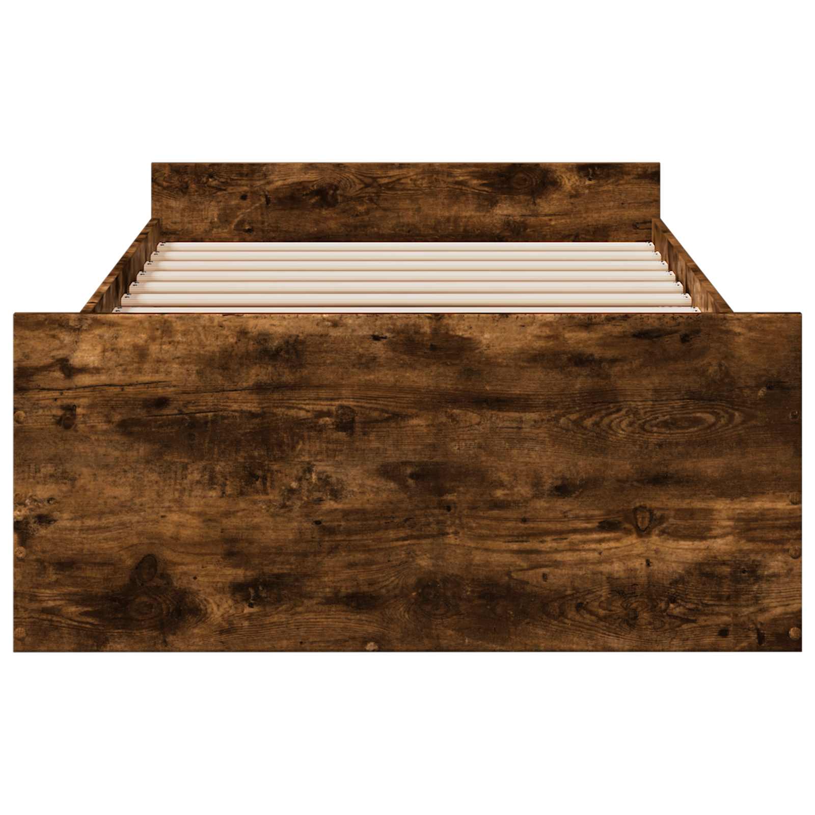 Telaio del letto con storage Rovere Fumo 80 x 200 cm | homemem39