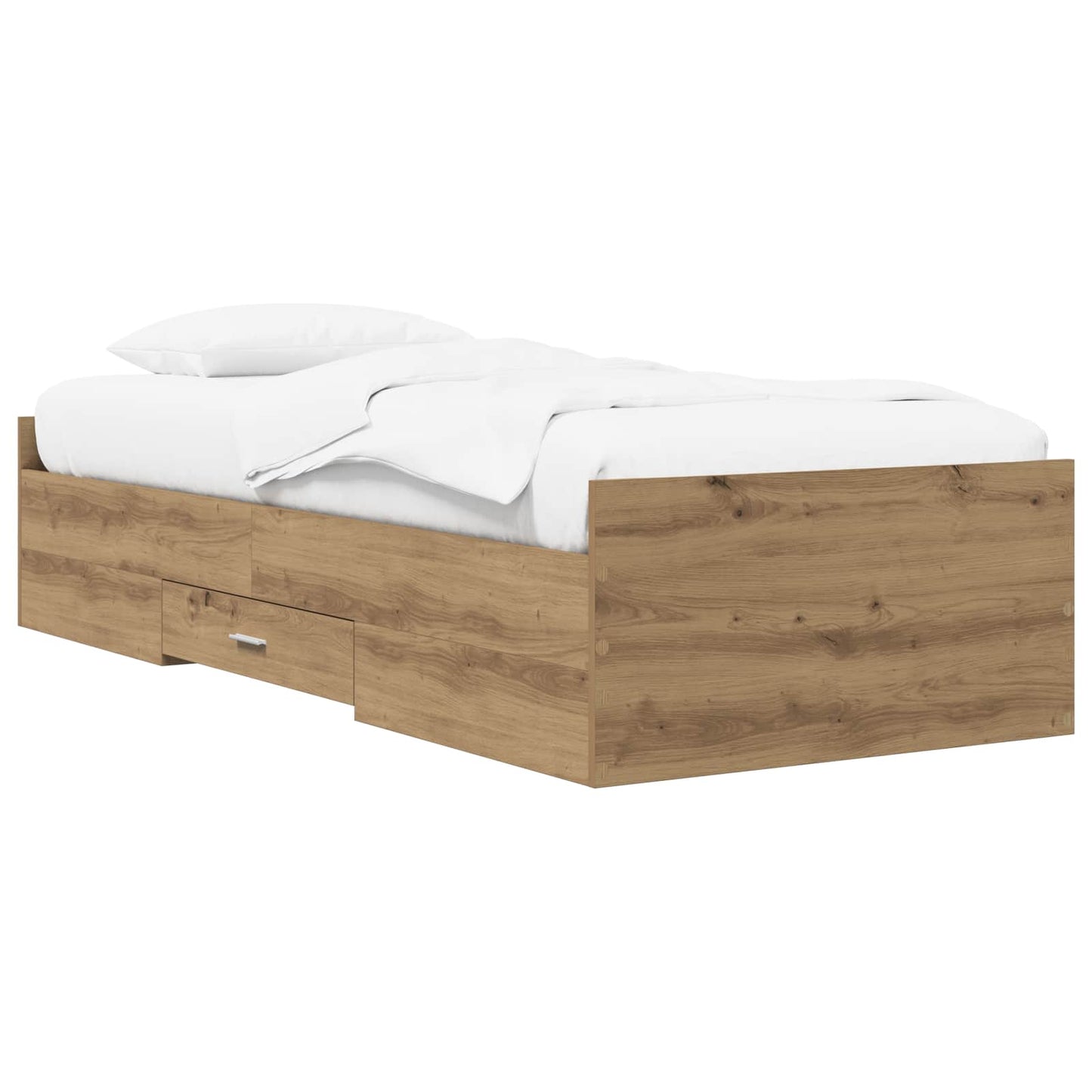 Telaio del letto con storage Rovere Artigianale 80 x 200 cm | homemem39