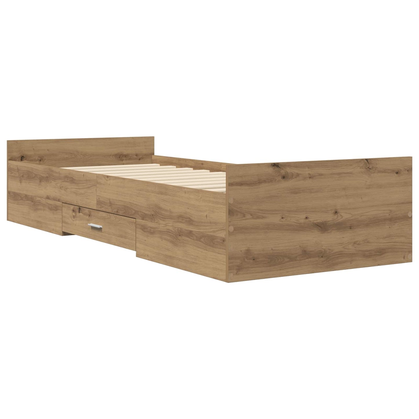 Telaio del letto con storage Rovere Artigianale 80 x 200 cm | homemem39