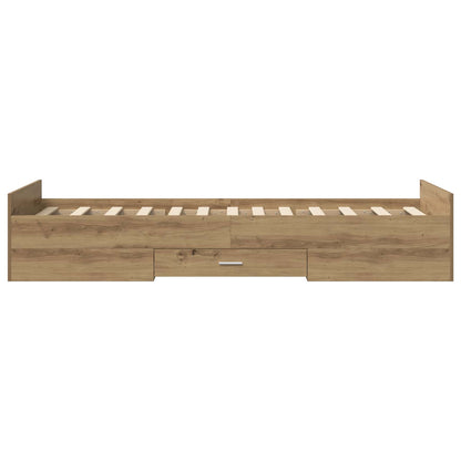 Telaio del letto con storage Rovere Artigianale 80 x 200 cm | homemem39