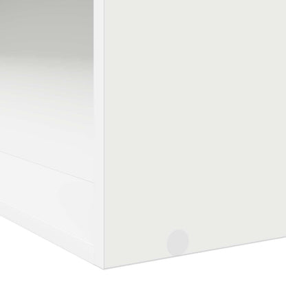 Telaio del letto con storage con lo scaffale Bianco 80 x 200 cm | homemem39