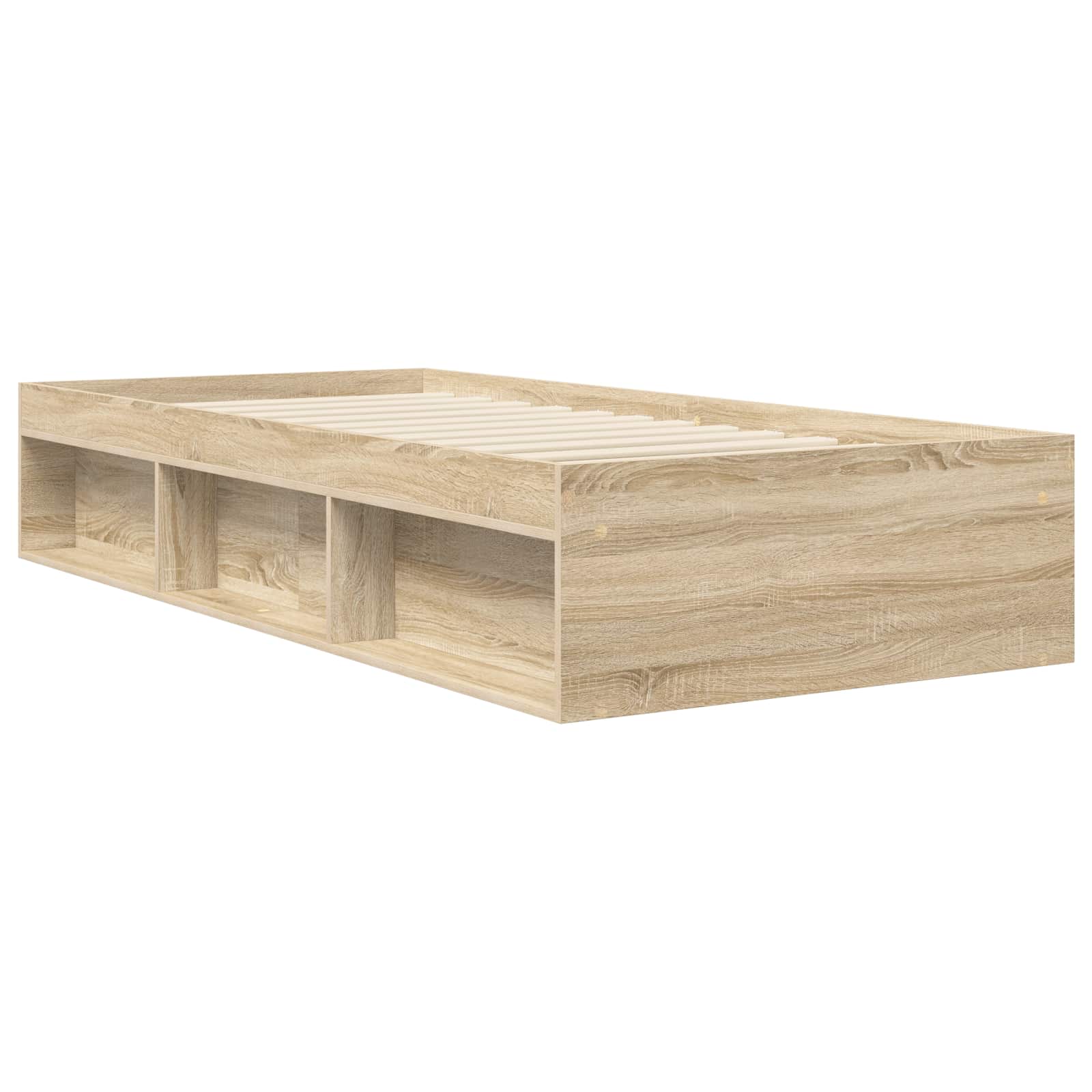 Telaio del letto con storage Rovere Sonoma 80 x 200 cm | homemem39