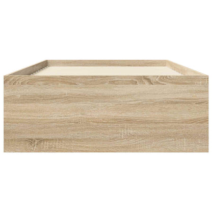 Telaio del letto con storage Rovere Sonoma 80 x 200 cm | homemem39