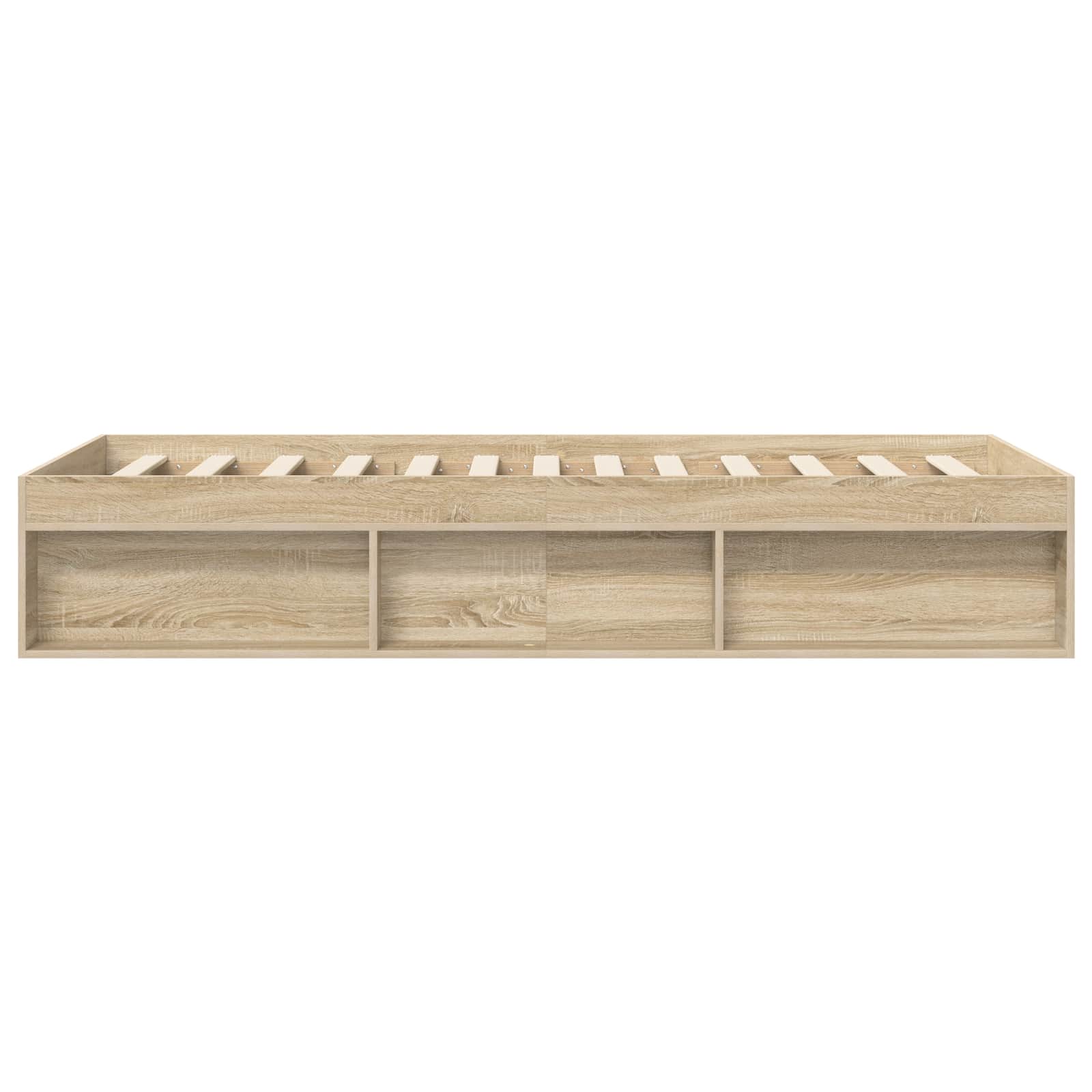 Telaio del letto con storage Rovere Sonoma 80 x 200 cm | homemem39