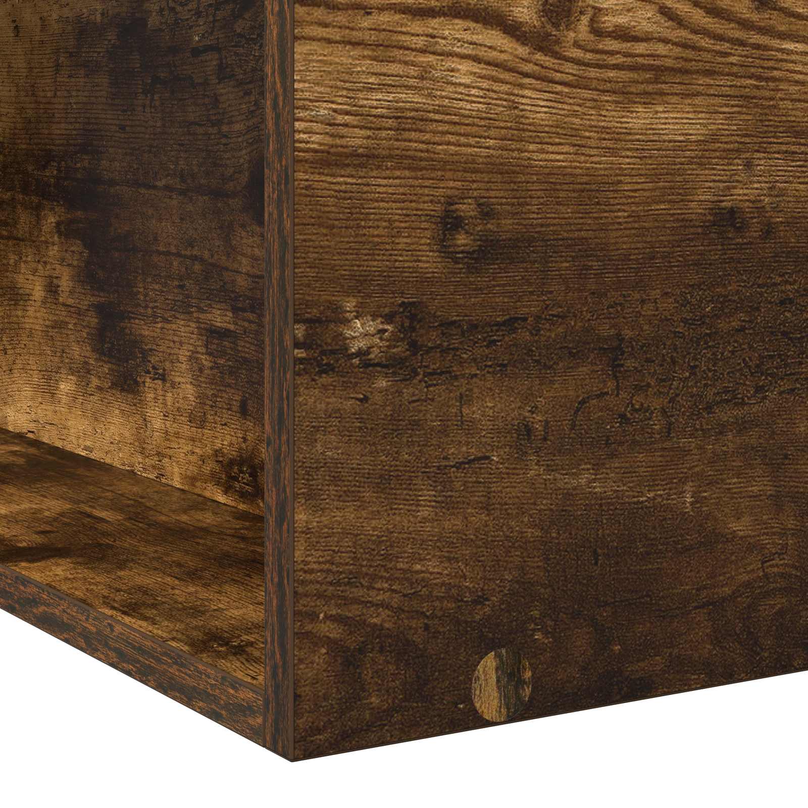 Telaio del letto con storage Rovere Fumo 80 x 200 cm | homemem39